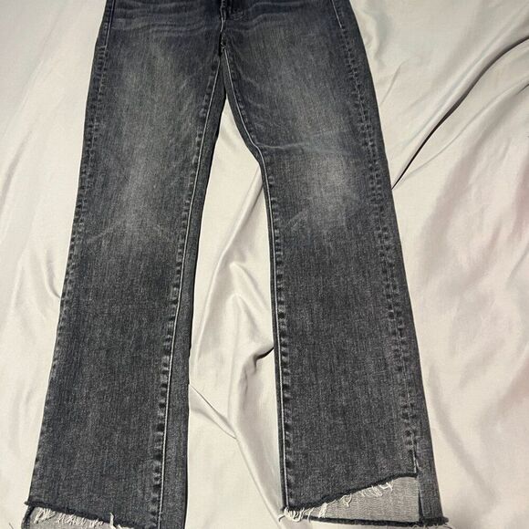 Mother High Waisted Rascal Ankle StepFray Jeans size 25 - Picture 7 of 16